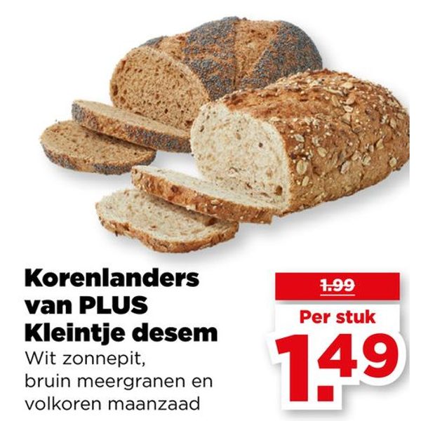 Korenlanders van PLUS Kleintje desem