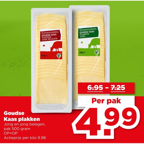Goudse Kaas plakken