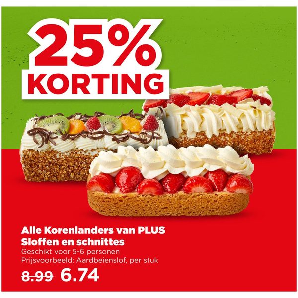 Alle Korenlanders van PLUS Sloffen en schnittes