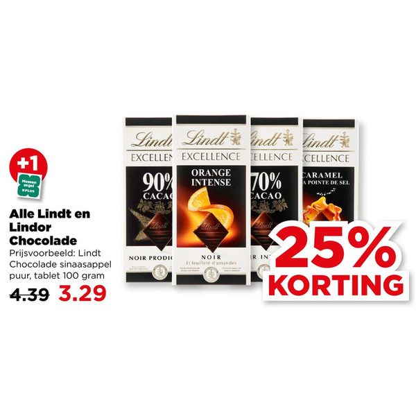 Alle Lindt en Lindor Chocolade