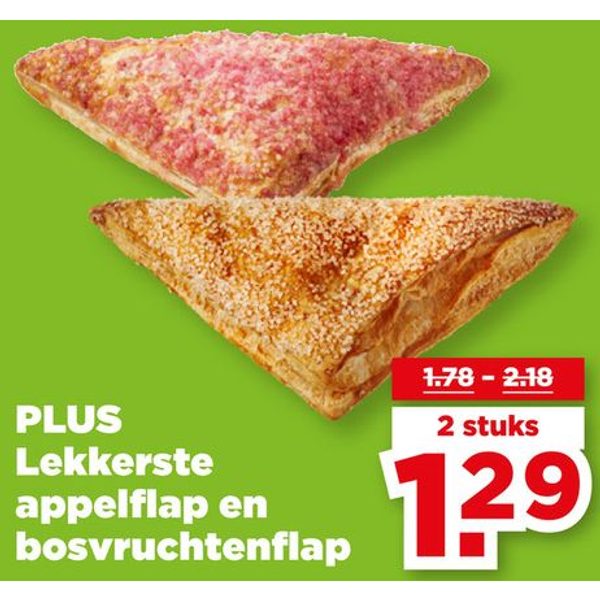 PLUS Lekkerste appelflap en bosvruchtenflap