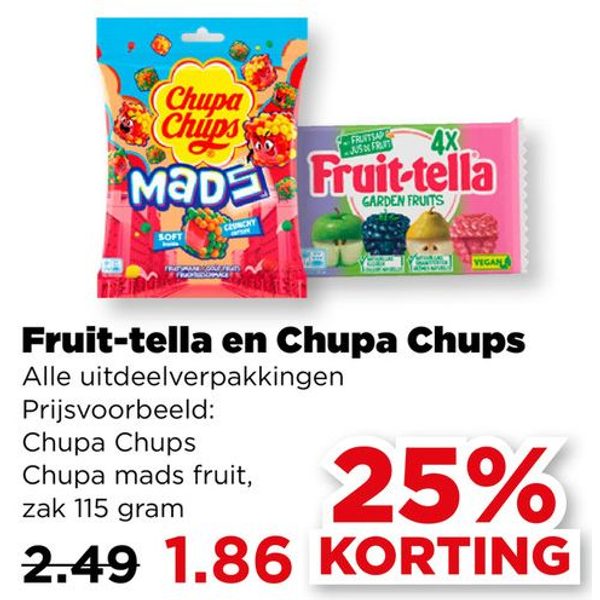 Fruit-tella en Chupa Chups