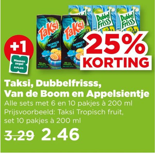 Taksi, Dubbelfrisss, Van de Boom en Appelsientje