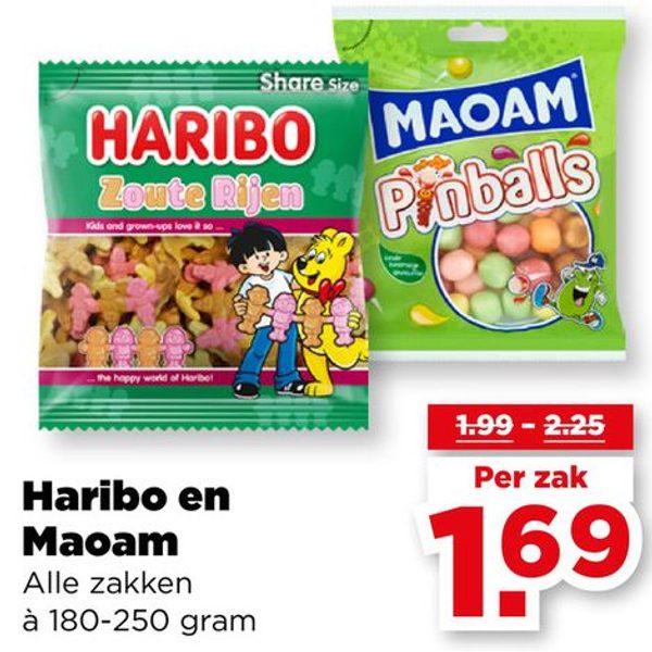Haribo en Maoam
