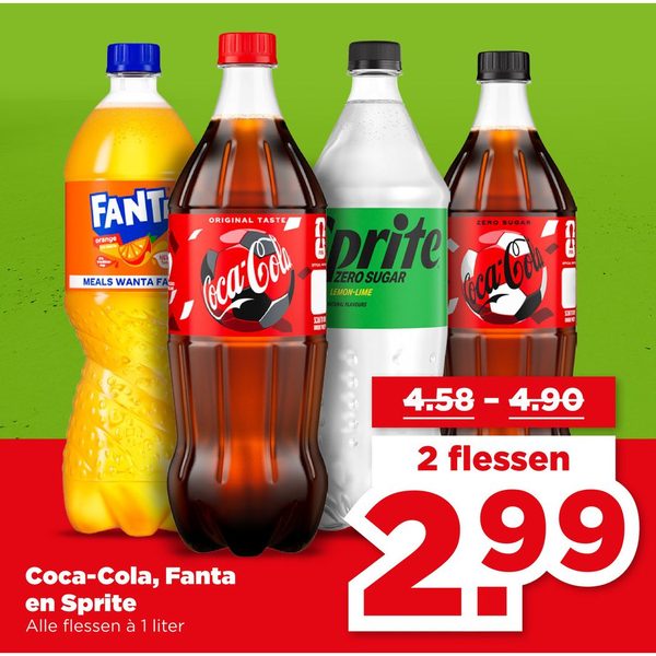 Coca-Cola, Fanta en Sprite