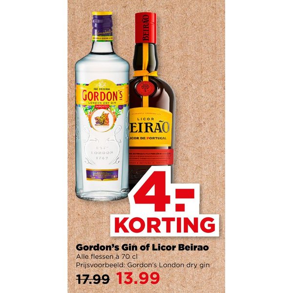 Gordon's Gin of Licor Beirao
