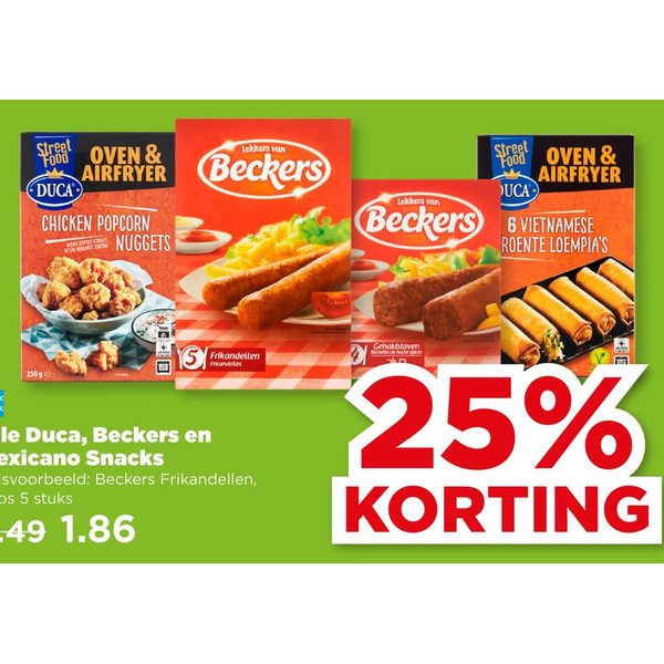 Alle Duca, Beckers en Mexicano Snacks