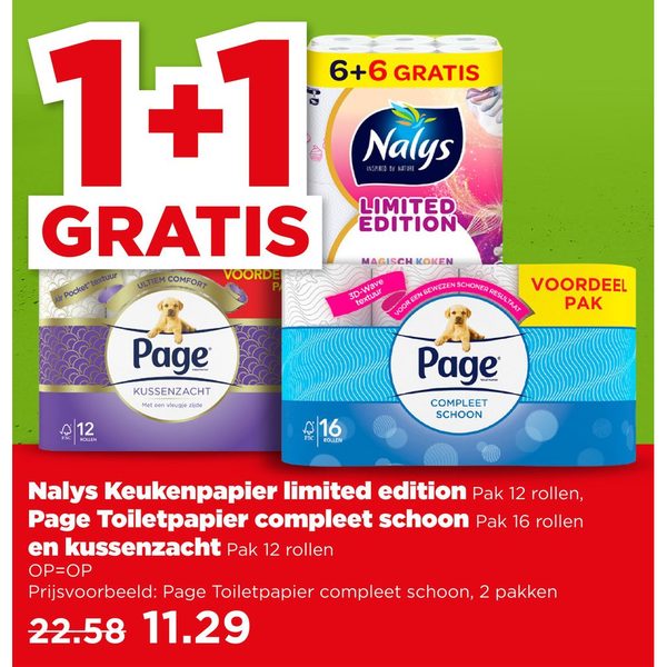 Nalys Keukenpapier / Page Toiletpapier
