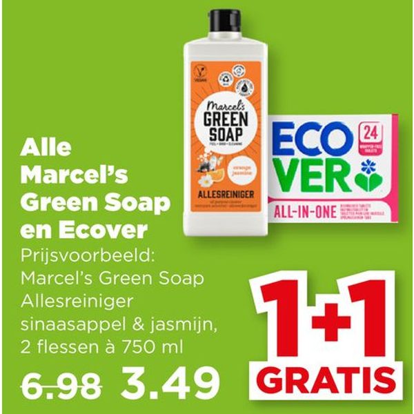 Alle Marcel’s Green Soap en Ecover