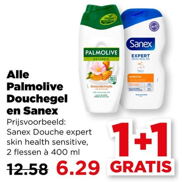 Alle Palmolive Douchegel en Sanex