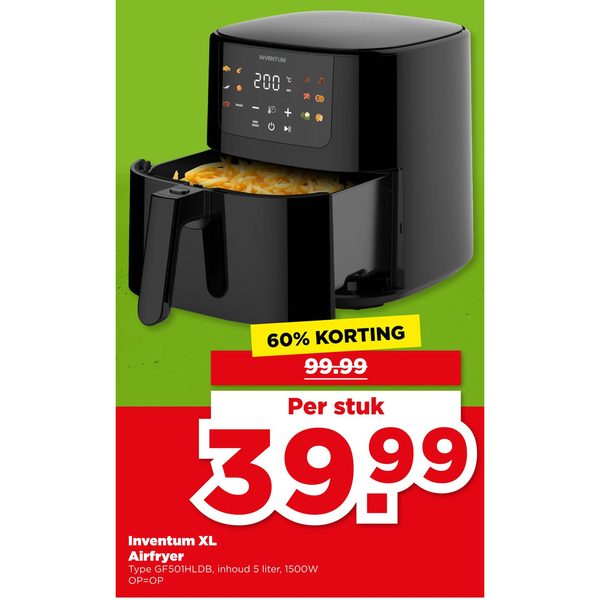 Inventum XL Airfryer