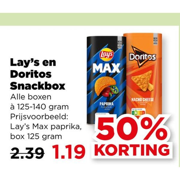 Lay's en Doritos Snackbox