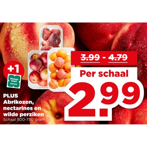 Abrikozen, nectarines en wilde perziken