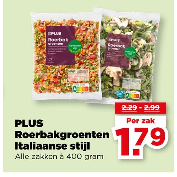 PLUS Roerbakgroenten Italiaanse stijl
