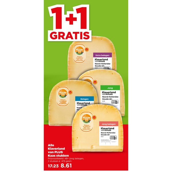 Klaverland Kaas stukken