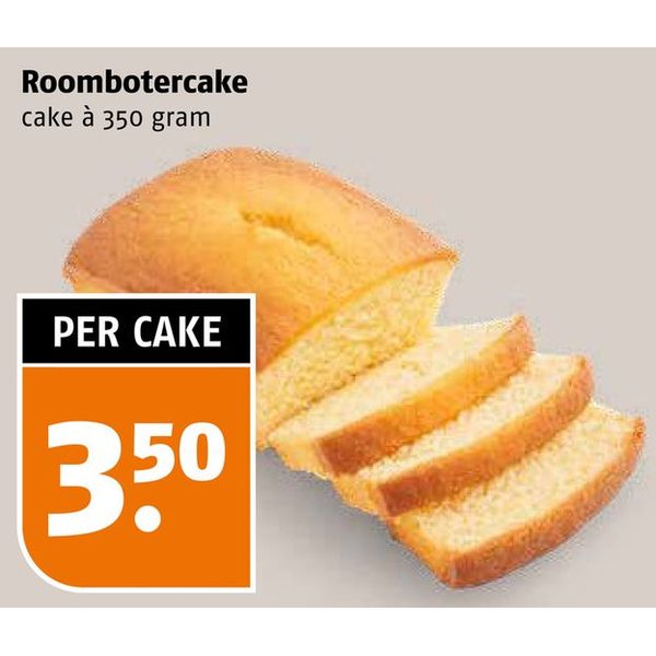 Roombotercake, cake à 350 gram