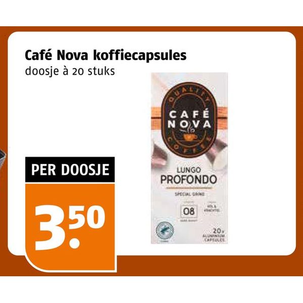 Café Nova koffiecapsules