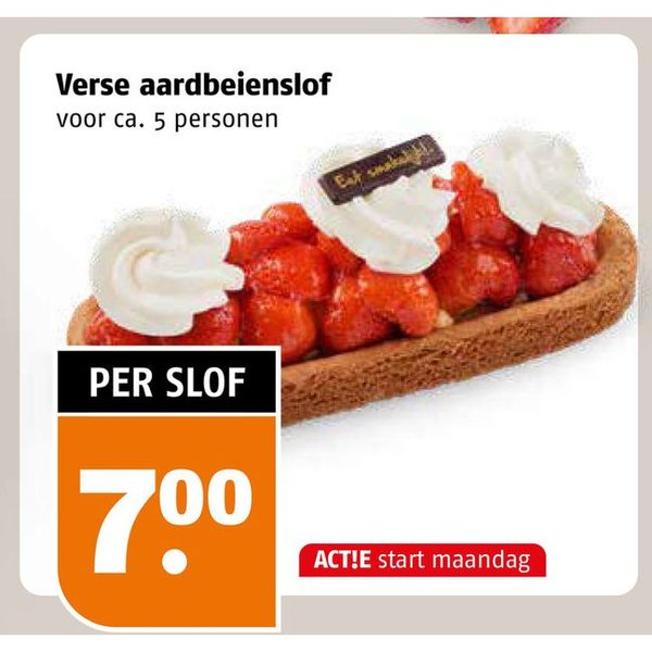 Verse aardbeienslof