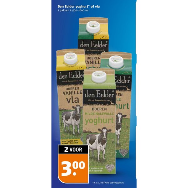 Den Eelder yoghurt of vla
