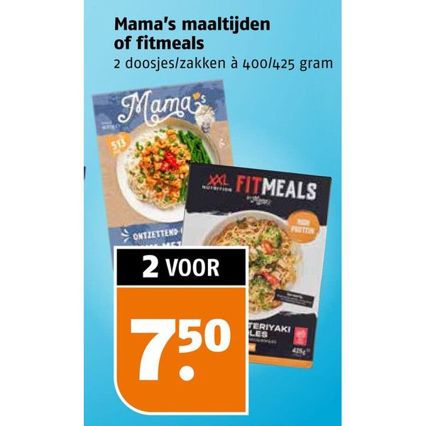 Mama's maaltijden of fitmeals