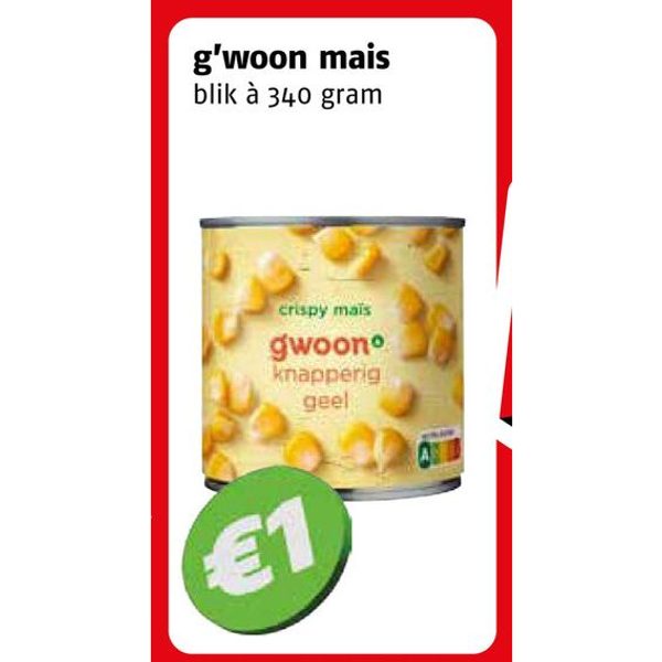 g'woon mais