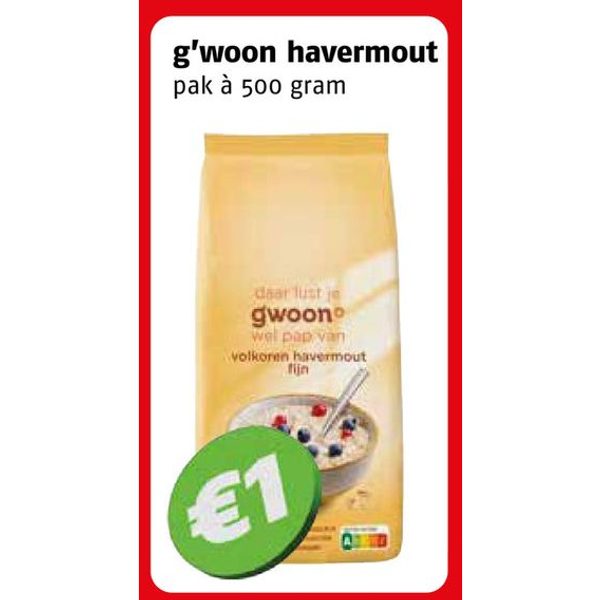 g'woon havermout
