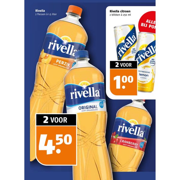 Rivella 2 flessen à 1.5 liter