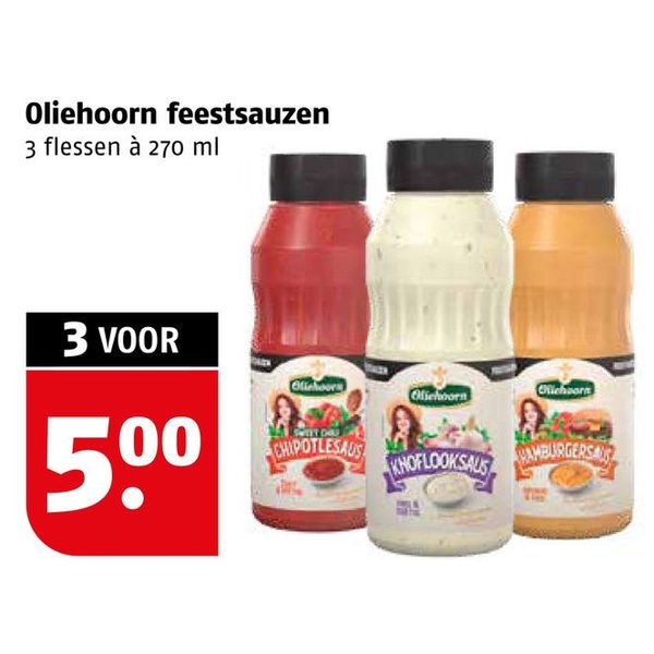 Oliehoorn feestsauzen