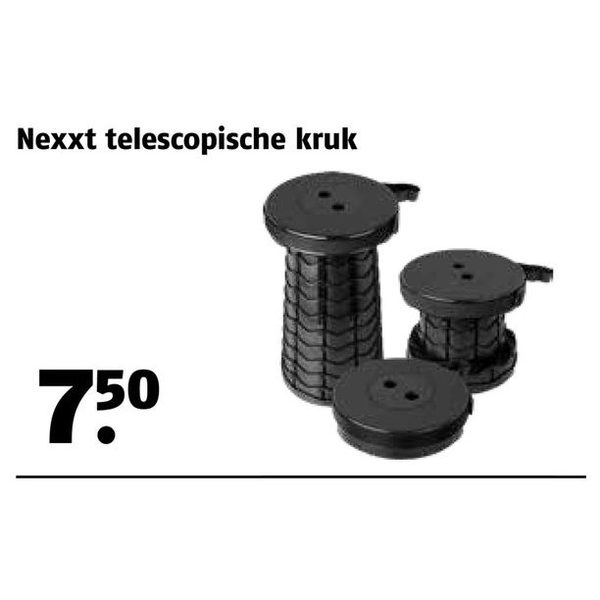 Nexxt telescopische kruk