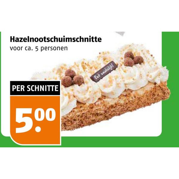 Hazelnootschuimschnitte