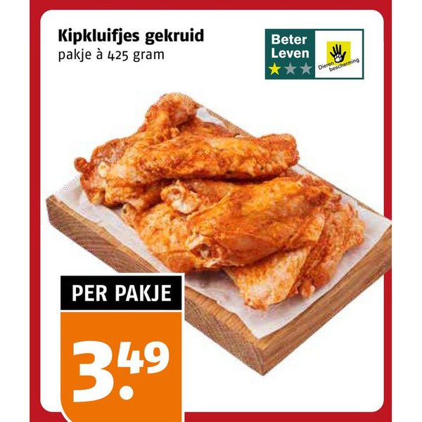 Kipkluifjes gekruid