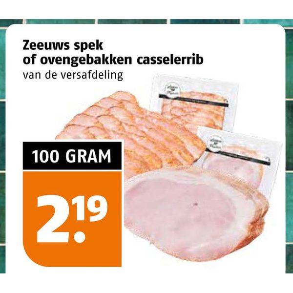 Zeeuws spek of ovengebakken casselerrib