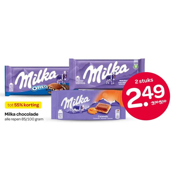 Milka chocolade