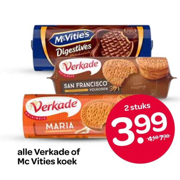 alle Verkade of Mc Vitie's koek