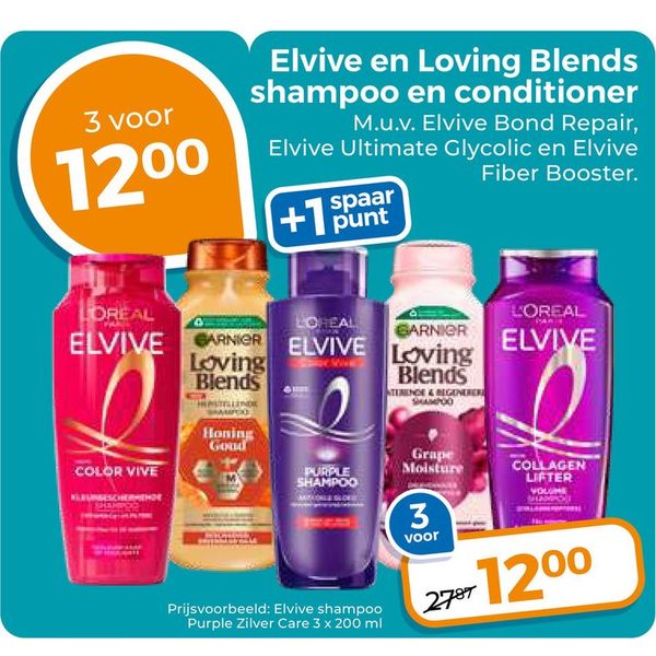 Elvive en Loving Blends shampoo en conditioner