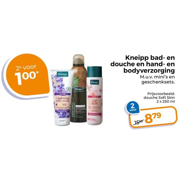 Kneipp bad- en douche en hand- en bodyverzorging