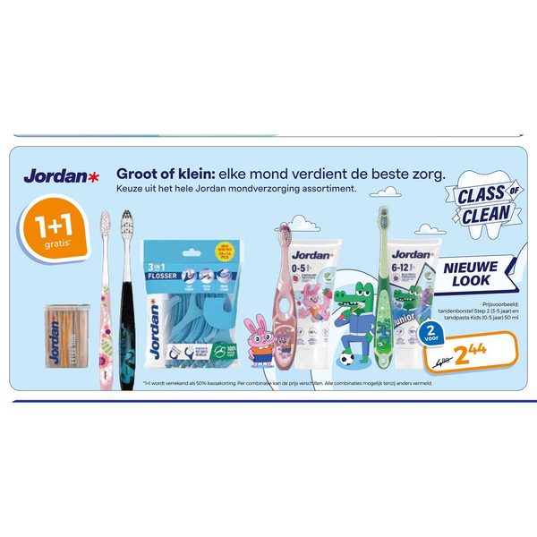 Keuze uit het hele Jordan mondverzorging assortiment