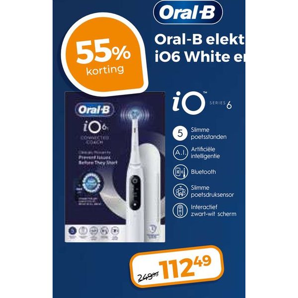 Oral-B elektrische tandenborstel iO6 White