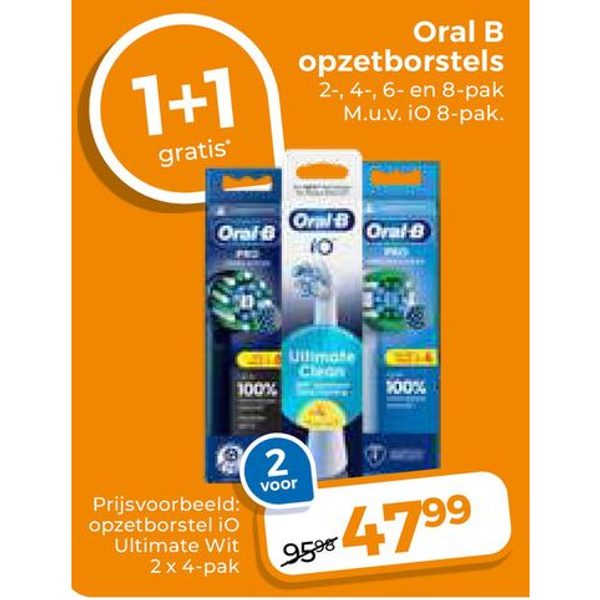 Oral B opzetborstels