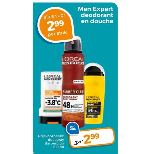 Men Expert deodorant en douche