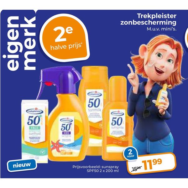 Trekpleister zonbescherming