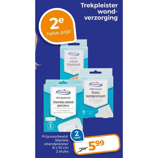 Trekpleister wondverzorging