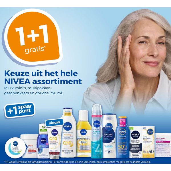 Keuze uit het hele NIVEA assortiment