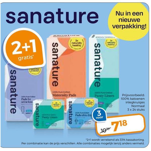 Panty Liners of Maternity Pads