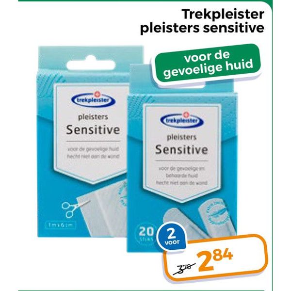 Trekpleister pleisters sensitive