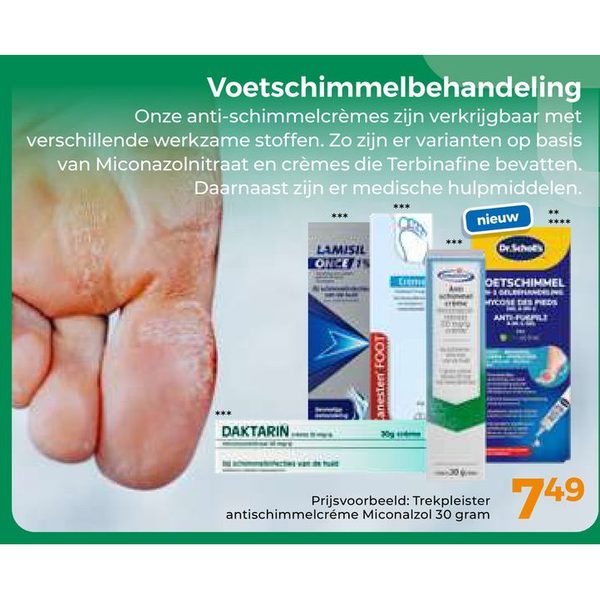 Trekpleister antischimmelcréme Miconalzol