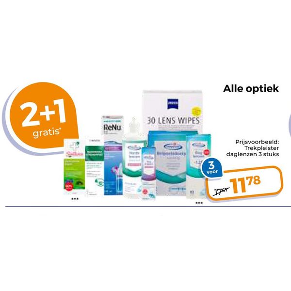 Trekpleister daglenzen 3 stuks