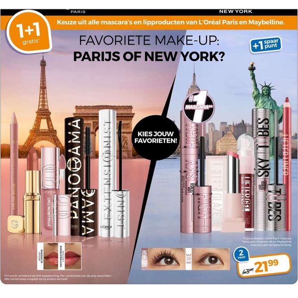 L'Oréal Paris mascara Telescopic Extensionist en Maybelline mascara Lash Sensational Body