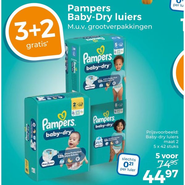 Pampers Baby-Dry luiers