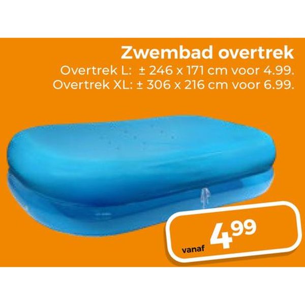 Zwembad overtrek